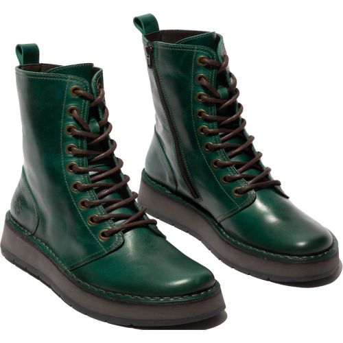Fly London ‘Rami’ Lace Up Ankle Boot - Shamrock Green - LAST - Size 37