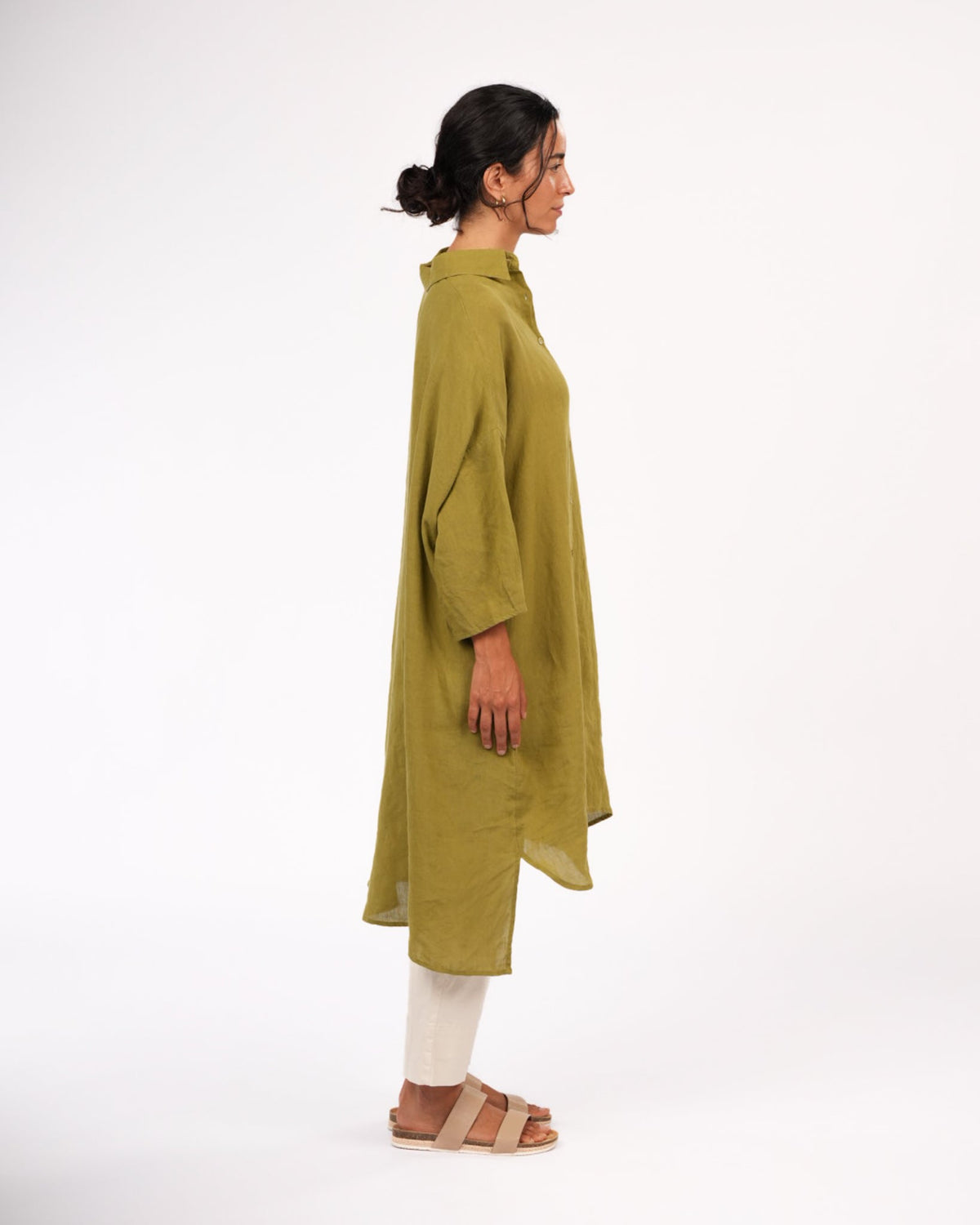 Montaigne - Romie - Oversized Linen Shirt Dress  - Various Colours