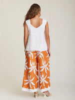 State Of Embrace ‘Tropicale Glide’ Palazzo Pant - Tangerine