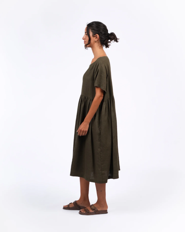 Montaigne - Juni - French Linen Summer Staple Dress - Various Colours