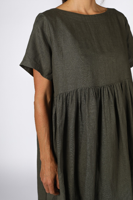 Montaigne - Juni - French Linen Summer Staple Dress - Various Colours