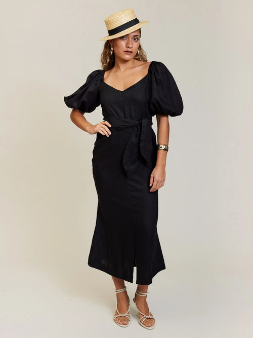 State Of Embrace ’Kick Flare’ Dress - Onyx