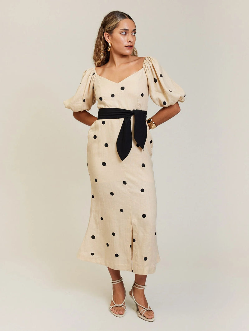 State Of Embrace ’Kick Flare’ Dress - Spot