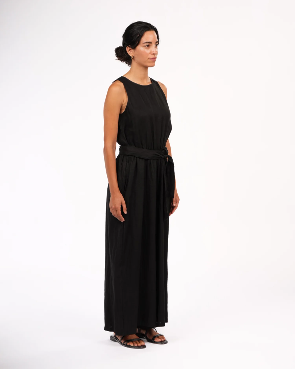 Montaigne - Alba - French Linen Tie-Waist Jumpsuit - Various Colours