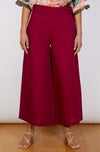 Linen Viscose Pant - Fuchsia  - LAST - Size M/L