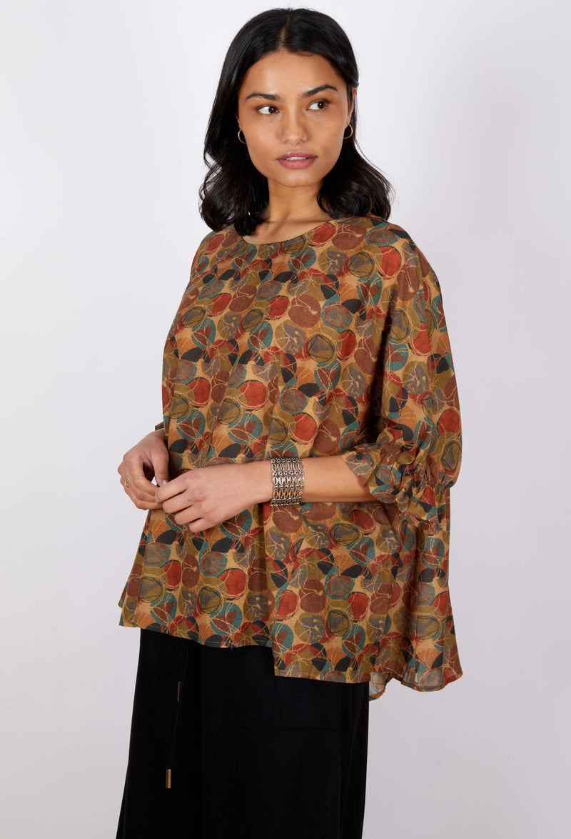 Swiss Cotton Swing Top - Multi