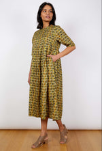 Swiss Cotton Dress - Green