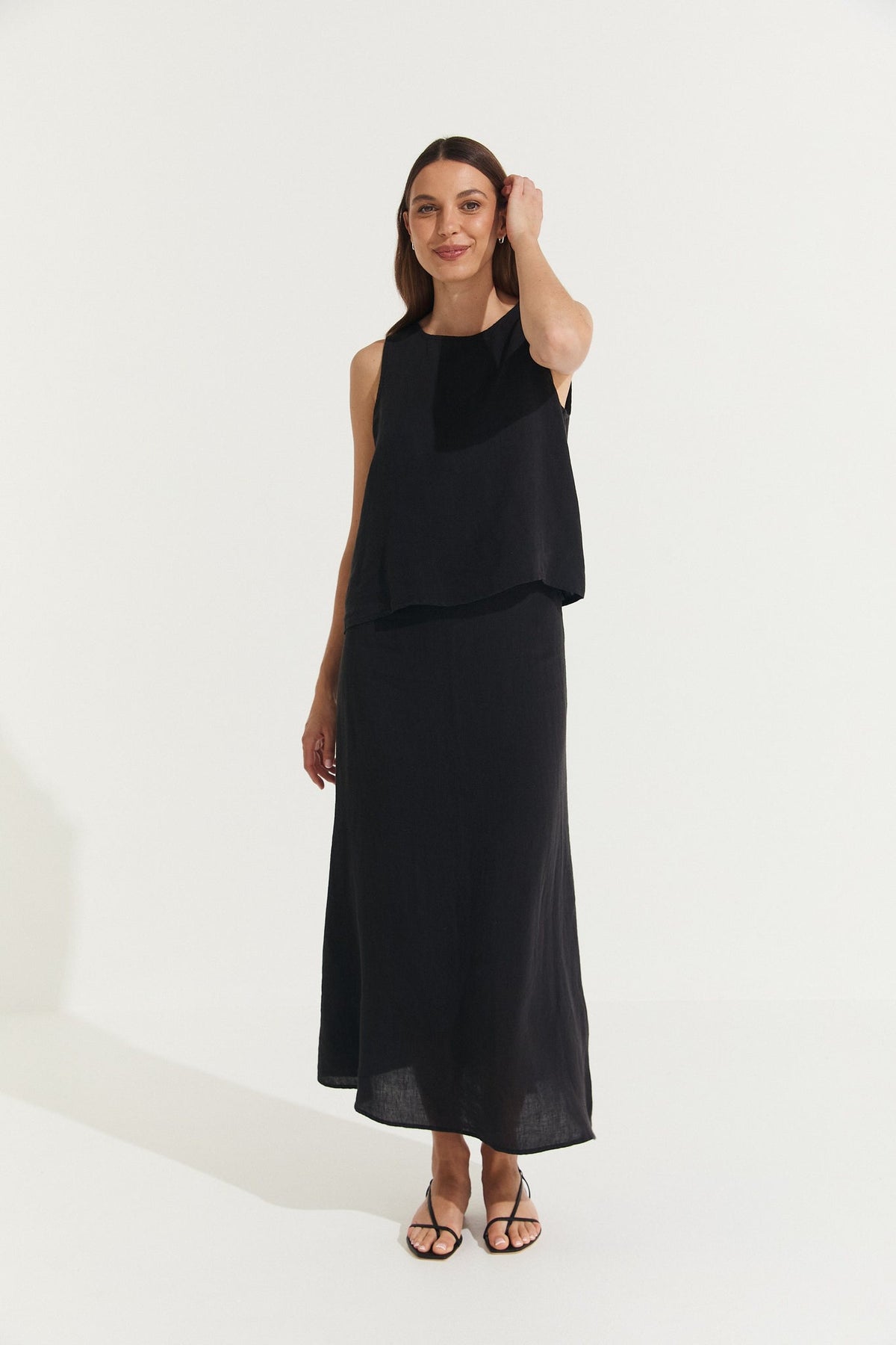 Montaigne ‘Ava’ Linen Cami Top - Various Colours