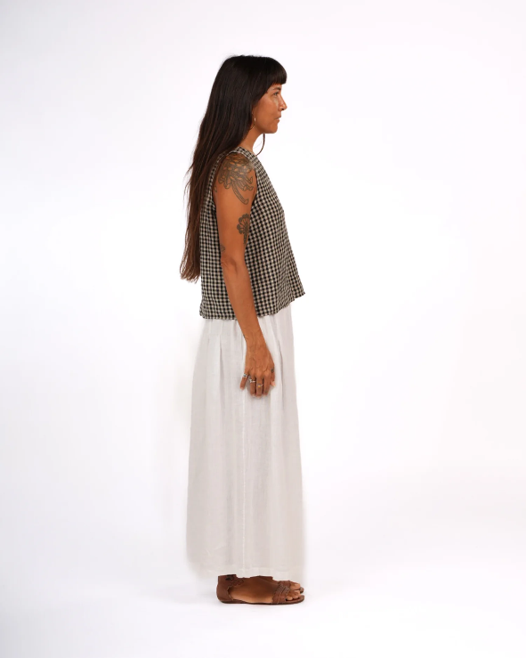 Montaigne ‘Ava’ Linen Gingham Cami Top - Various Colours