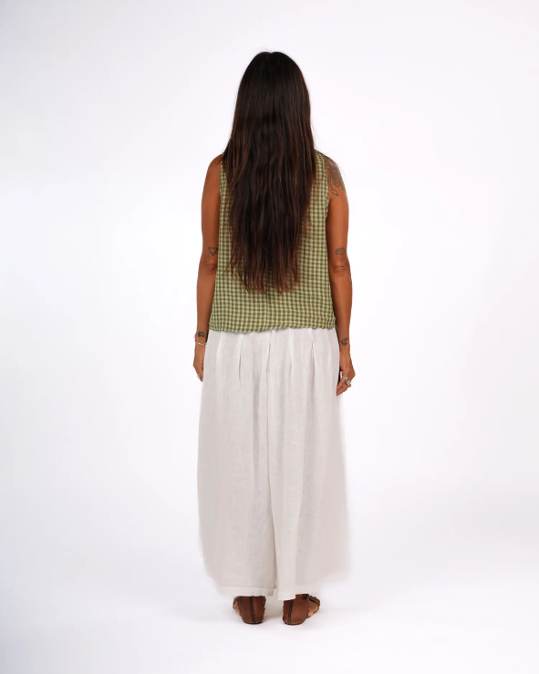 Montaigne ‘Ava’ Linen Gingham Cami Top - Various Colours