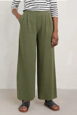 Seasalt Cornwall Wavescape Trousers - Light Olive