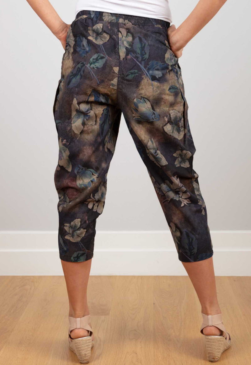 Cotton Crop Pant - Floral