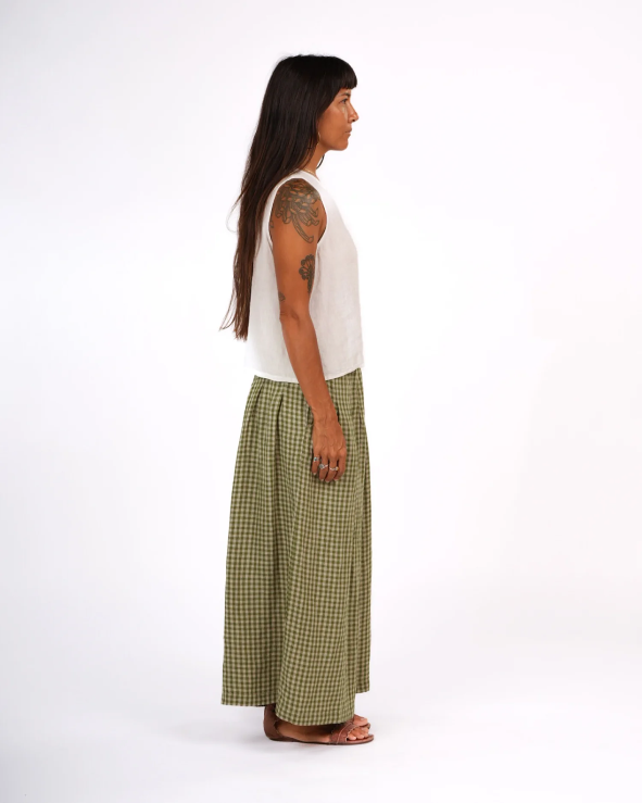 Montaigne - French Linen Gingham Check Culottes - Various Colours