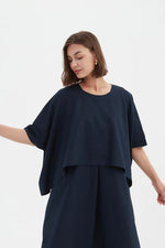 Tirelli Short Sleeve Box Layer Top - Various Colours