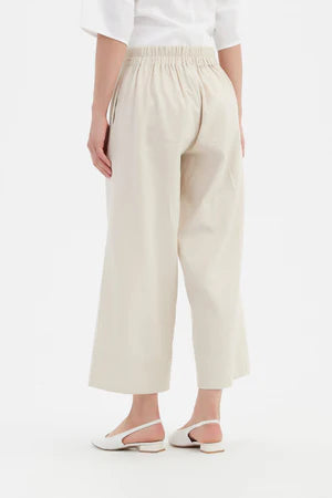 Tirelli Linen Cropped Wide Leg Pant - Various Colours