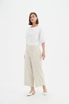 Tirelli Linen Cropped Wide Leg Pant - Various Colours