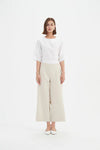 Tirelli Linen Cropped Wide Leg Pant - Various Colours