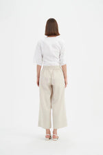 Tirelli Linen Cropped Wide Leg Pant - Various Colours