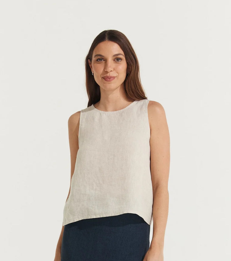 Montaigne ‘Ava’ Linen Cami Top - Various Colours