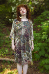 ‘Love Grows Wild’ Artist Tunic Dress with Pockets Flowers & Bees