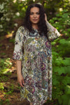 ‘Love Grows Wild’ Artist Tunic Dress with Pockets Flowers & Bees