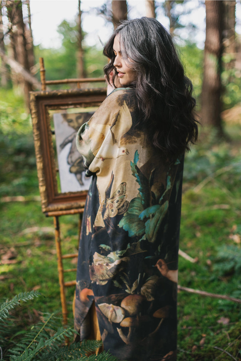 ‘Heartwork Opera’ Duster Bamboo Kimono Robe