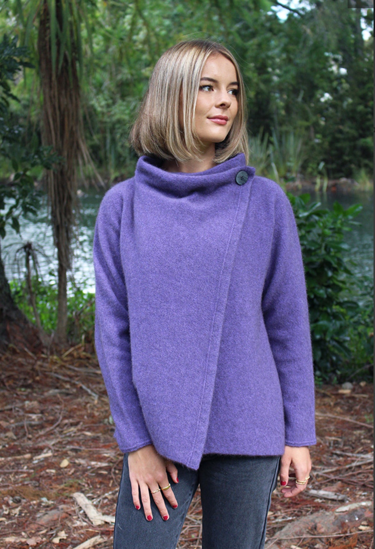 Lothlorian ‘Enfold’ Possum Merino Jacket  Cardigan -  Various Colours