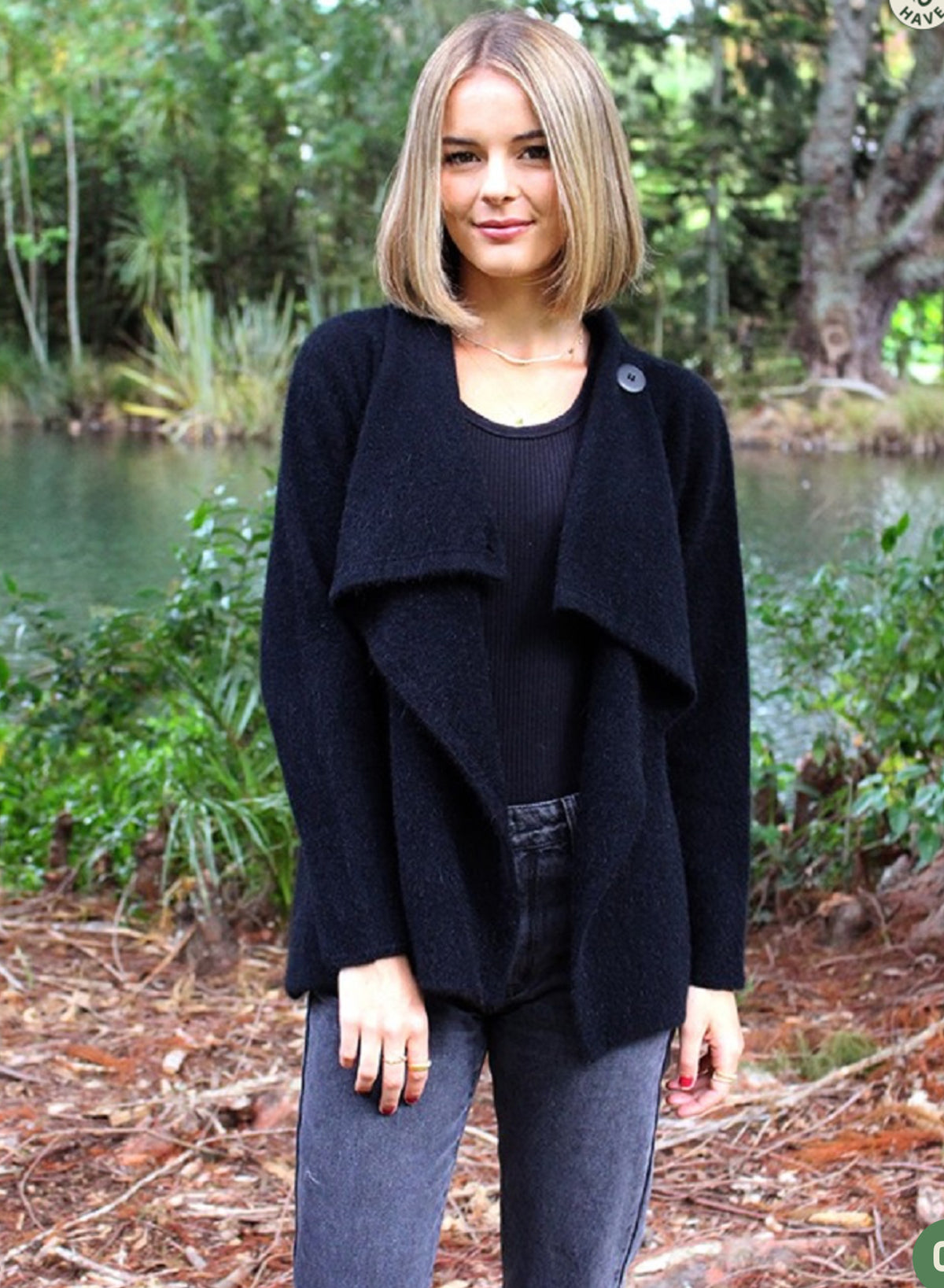 Lothlorian ‘Enfold’ Possum Merino Jacket  Cardigan -  Various Colours