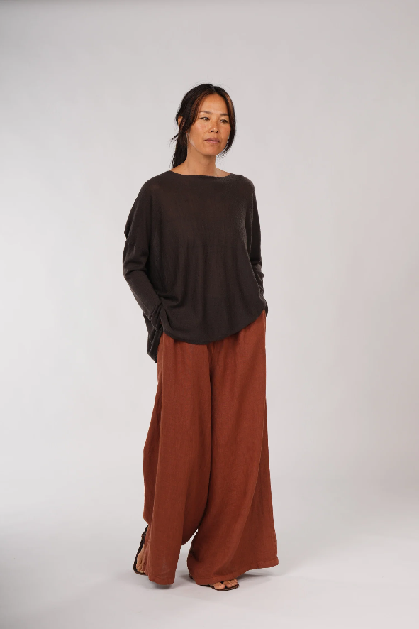 Montaigne “Jambes” Full-Length Long Linen Pants - Various Colours