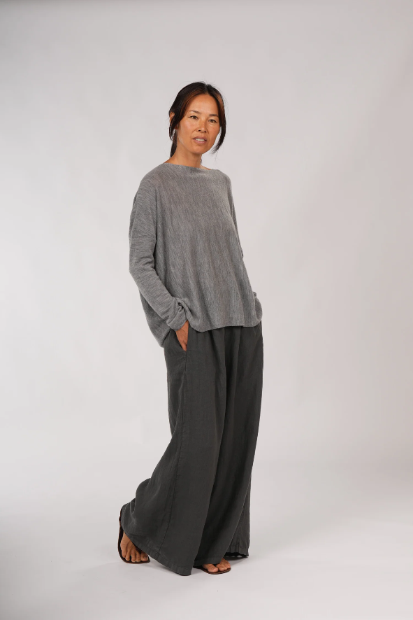 Montaigne “Jambes” Full-Length Long Linen Pants - Various Colours