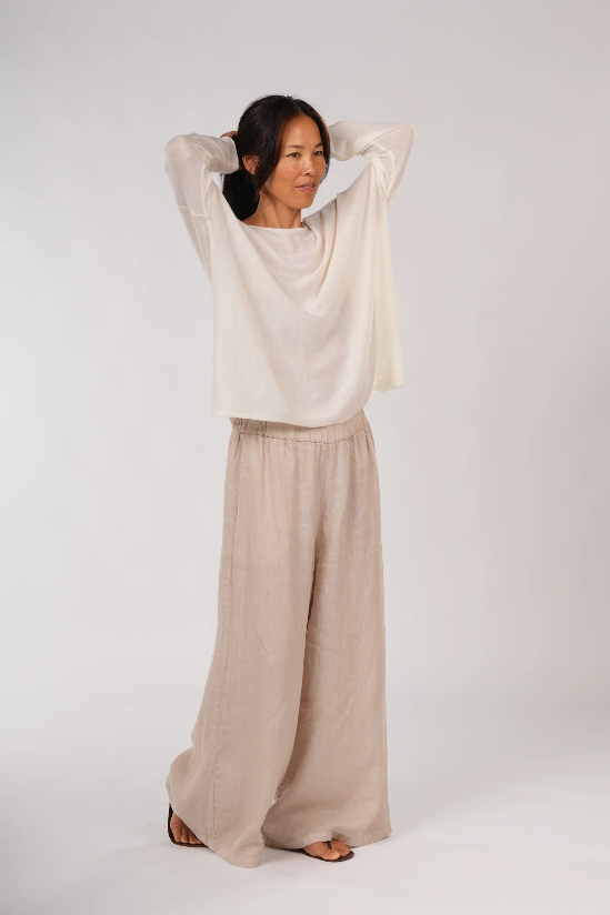 Montaigne - Jambes - Full Length Long Linen Pants