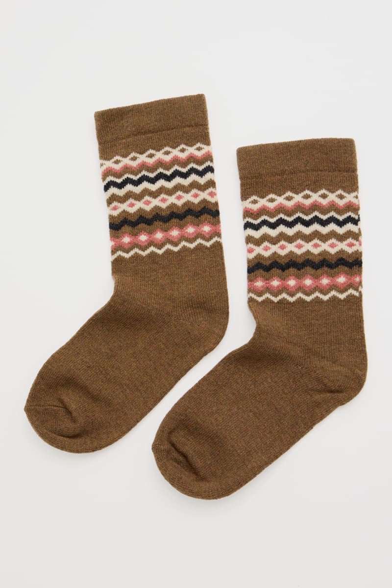 Seasalt Cornwall - Fair Isle Socks - Sonata Gully