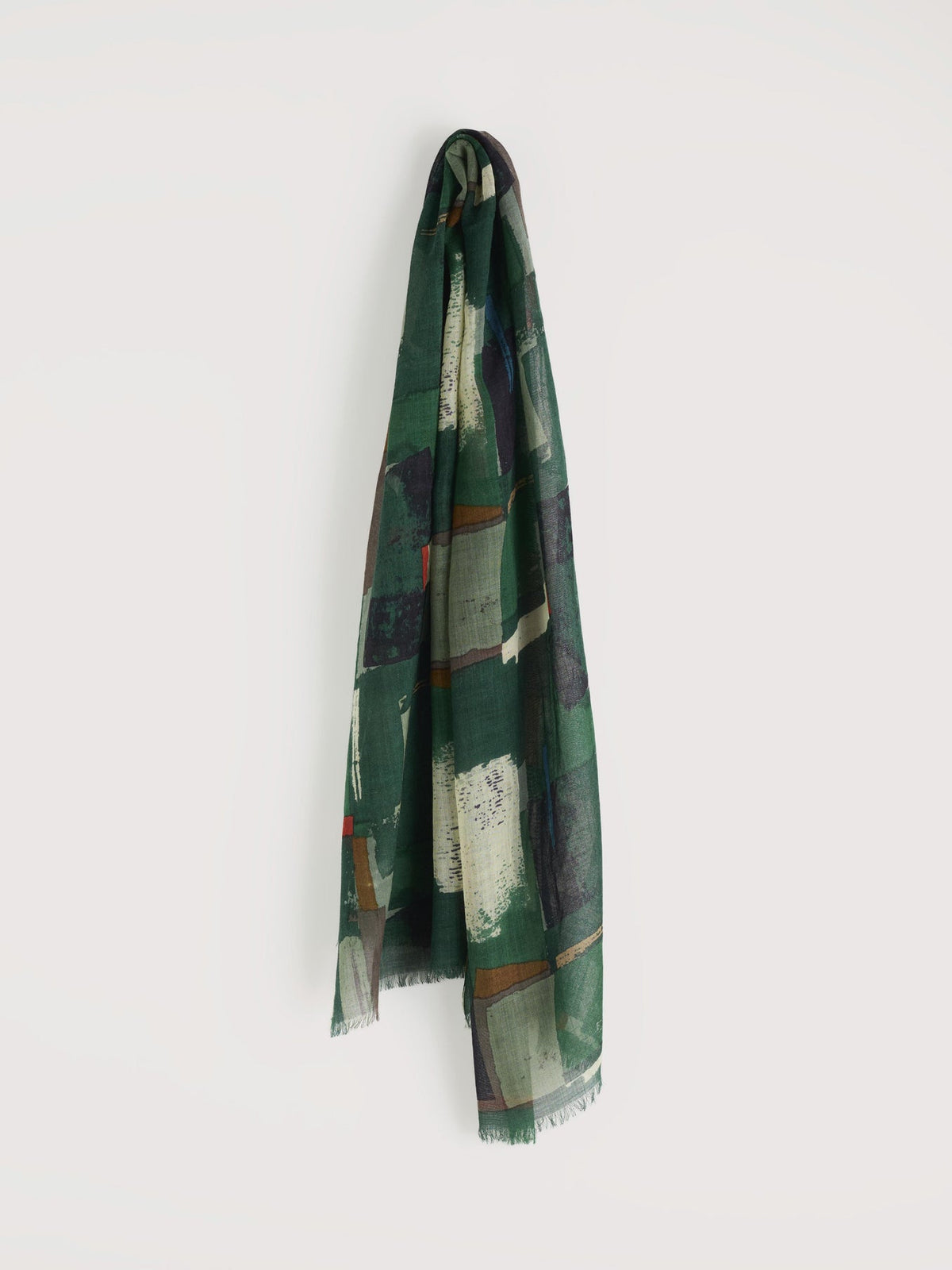 Seasalt Cornwall  -  Pretty Printed Scarf - Aerial Field Coppice