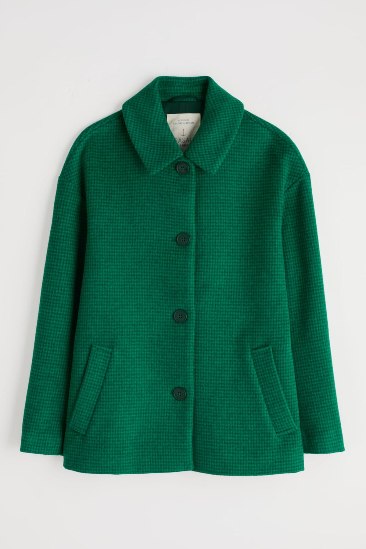 Seasalt Cornwall - Beamwind Coat - Puppy Tooth Glade