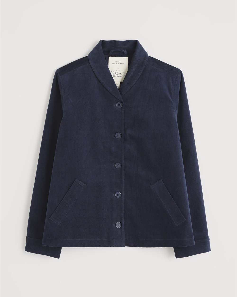 Seasalt Cornwall - Brightwork Cut Cord Jacket - Maritime