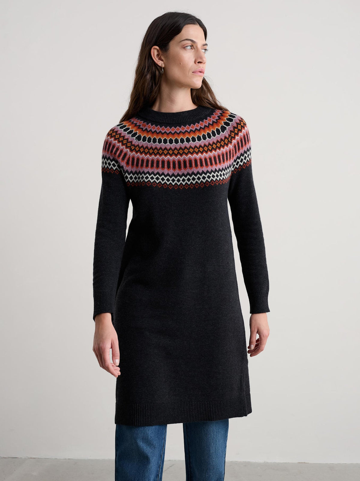 Seasalt Cornwall - Bird Ring Dress - Modernist Elderberry Onyx