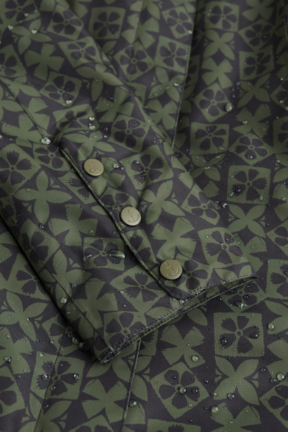 Seasalt Cornwall - Janelle Waterproof Raincoat Jacket Coat - Clay Stamp Highland