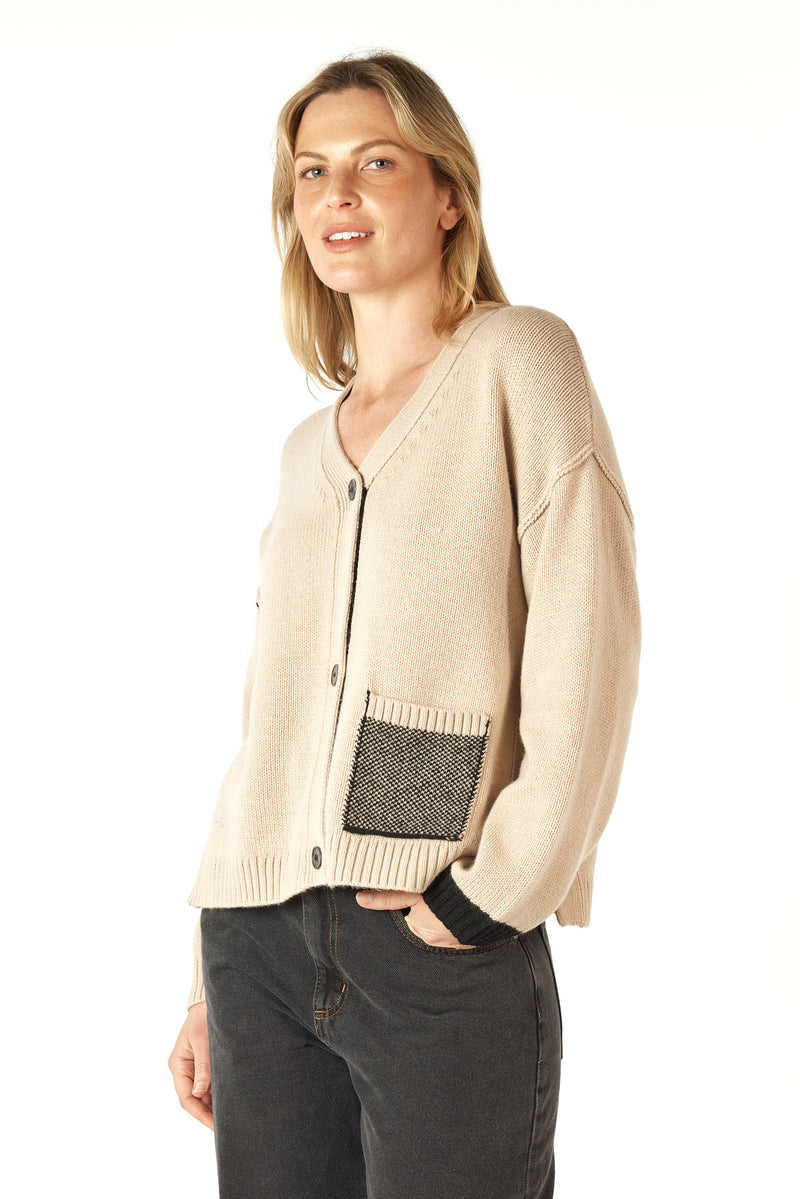 Z&P BirdseyePocket Cardi - Various Colours