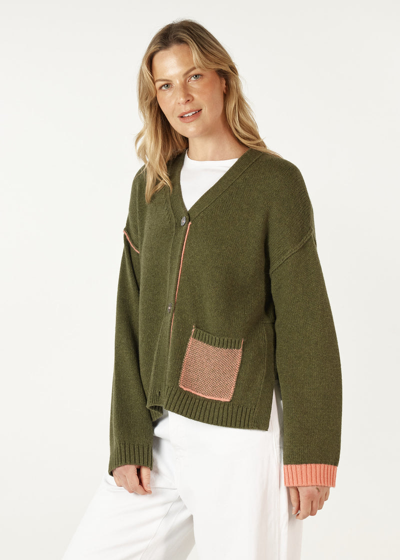 Z&P BirdseyePocket Cardi - Various Colours