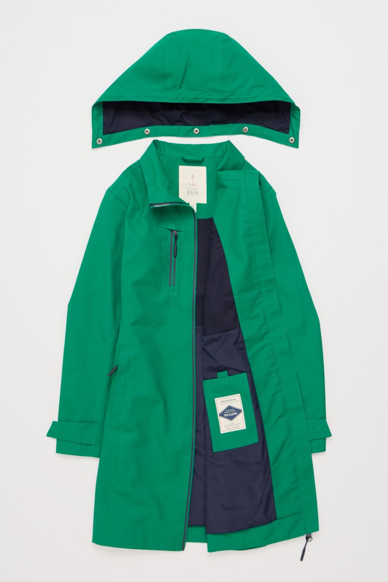 Seasalt Cornwall - Coverack Waterproof Coat - Glade