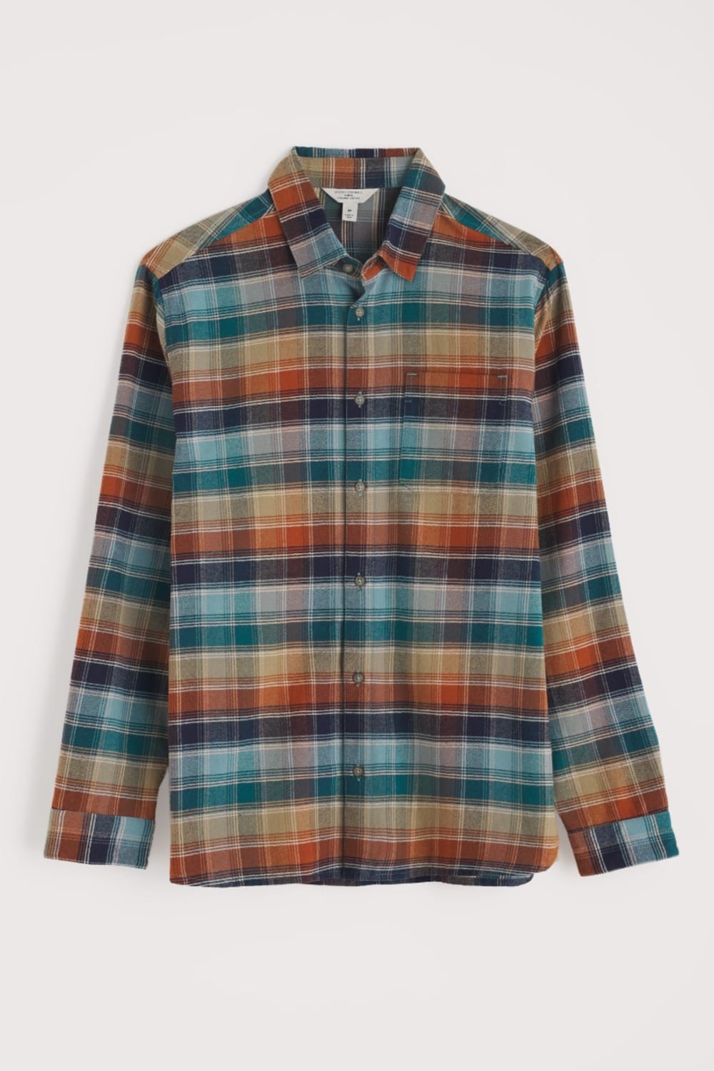 Seasalt Cornwall - Men's Fathomer Checked Shirt - Root Cellar Light Wade