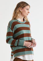 Z&P Block Stripe Crew - Moss