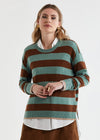 Z&P Block Stripe Crew - Moss