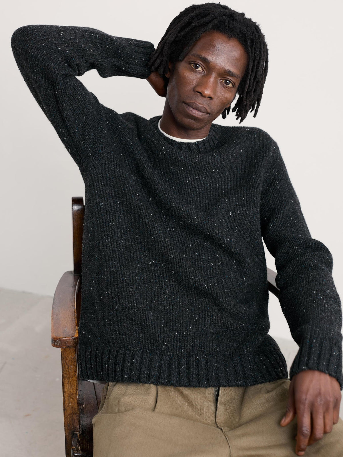 Seasalt Cornwall - Men's Bizen Jumper - Onyx