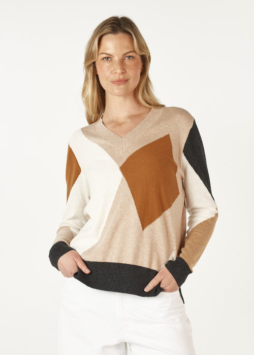 Z&P Damond Dapper Jumper - Oat