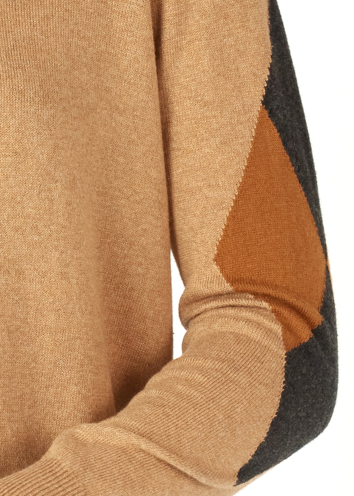 Z&P Diamond Dapper Cardi - Camel LAST ONE - Size XL
