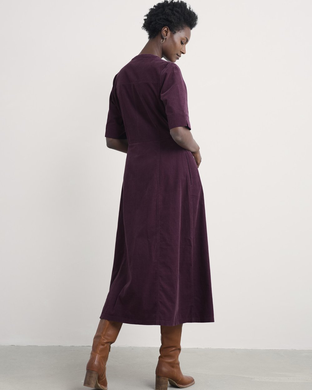 Seasalt Cornwall - Wightwick Dress - Dark Hellebore