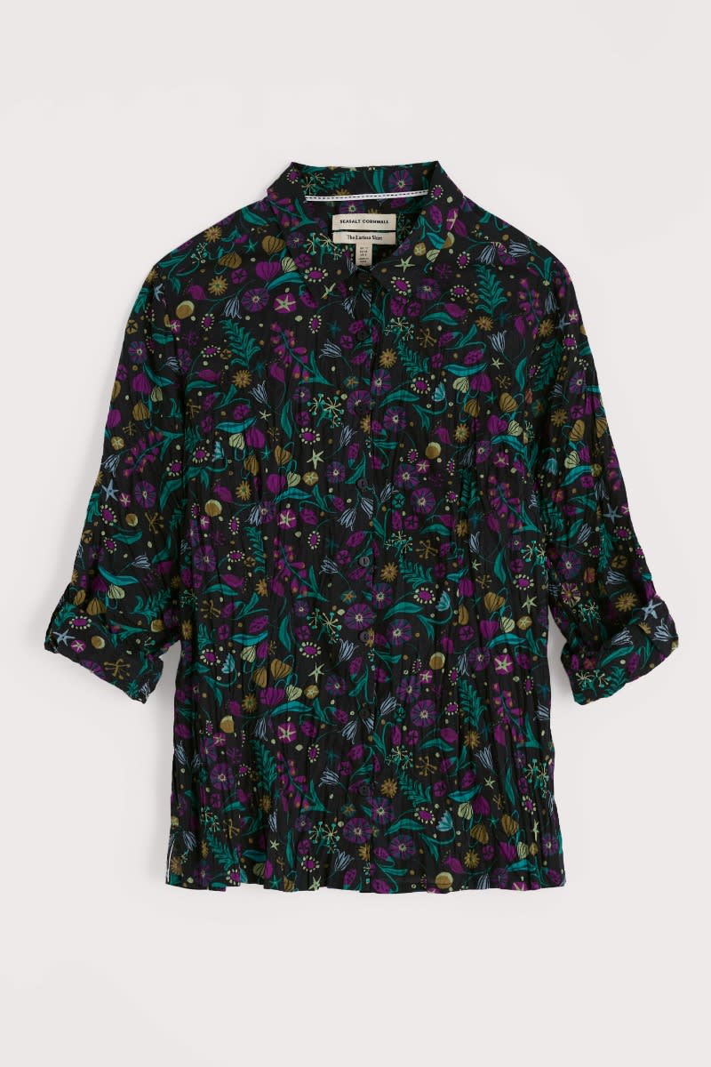 Seasalt Cornwall - Larissa Shirt - Illuminated Garden Onyx