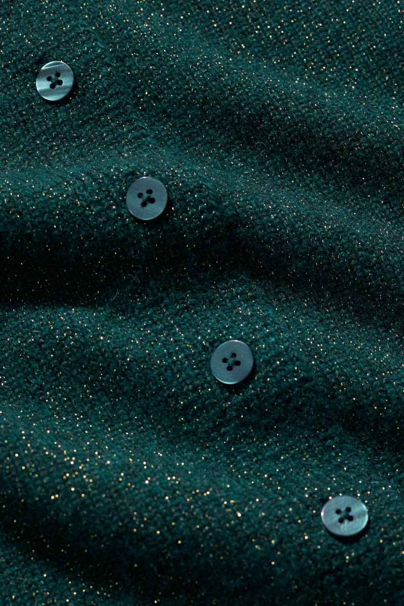Seasalt Cornwall - Tern Tide Sparkle Merino Blend Cardigan - Dark Wreckage