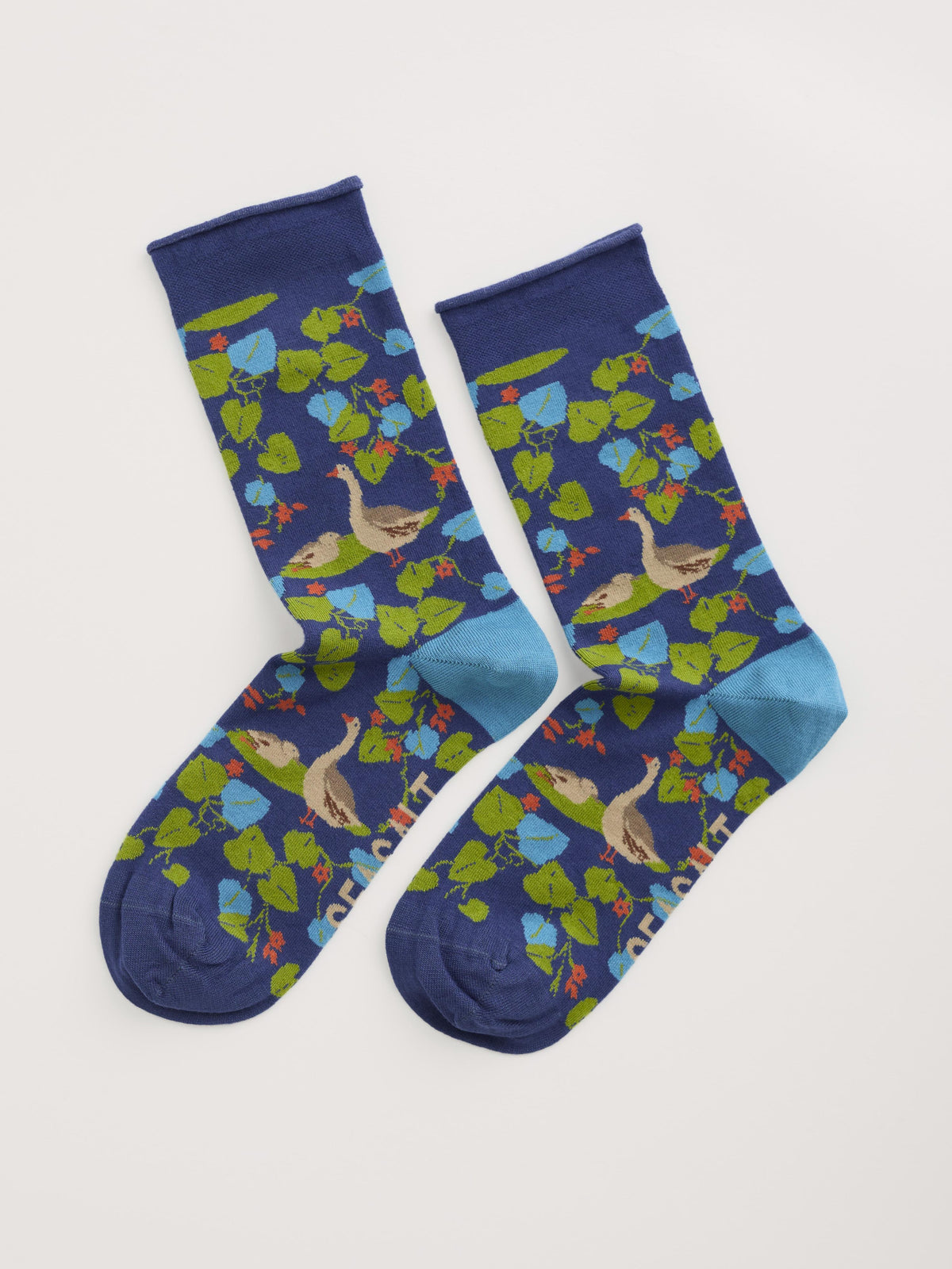 Seasalt Cornwall - Women's Arty Socks - Leafy Shade Squall